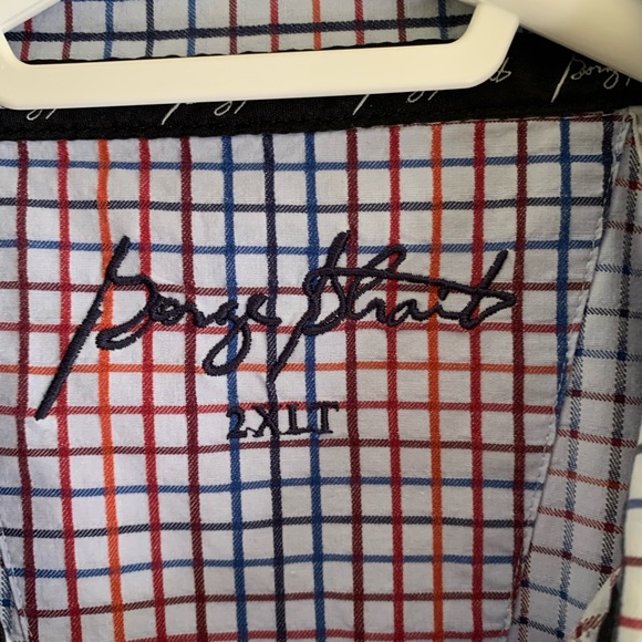 George Strait pearl-snap long sleeved. - Picture 2 of 4